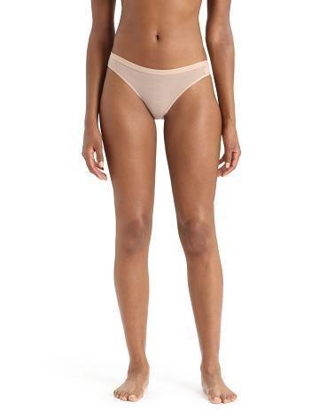 Une pièce Icebreaker Merino Siren Bikini Briefs Femme Kaki Doré | FR 1737XYUF